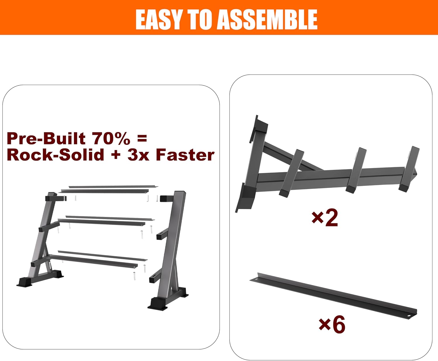 Heavy Duty Three Tier Dumbbell - огляд і ціна Home Gym Equipments