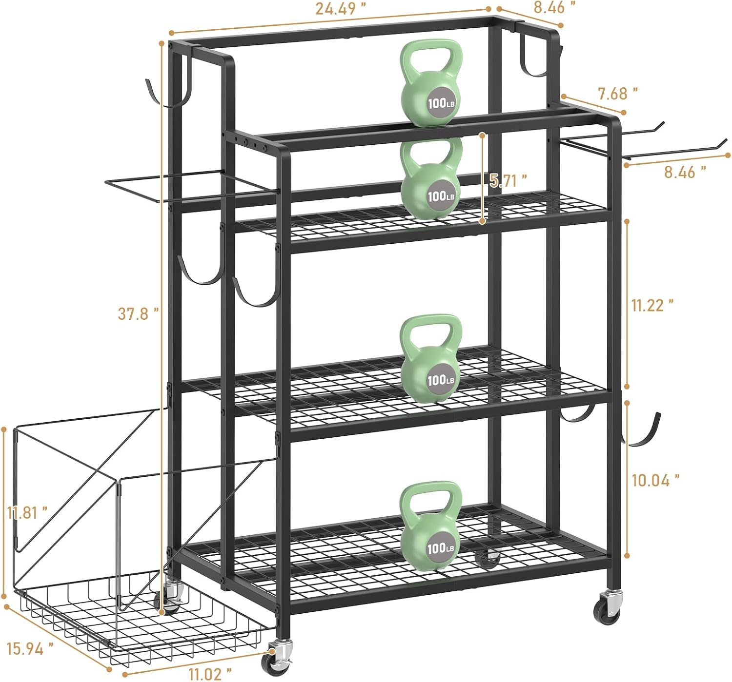 Home Gym Storage, No Material  - огляд і ціна Home Gym Equipments