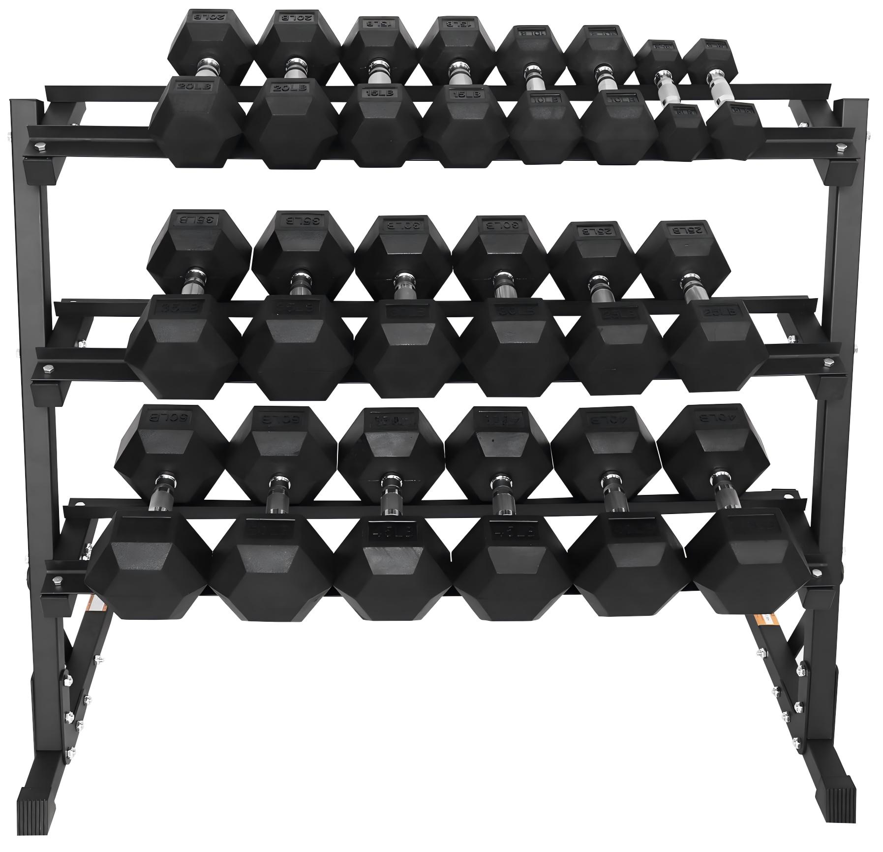 Premium Rubber Coated Hex Dumb - огляд і ціна Home Gym Custom
