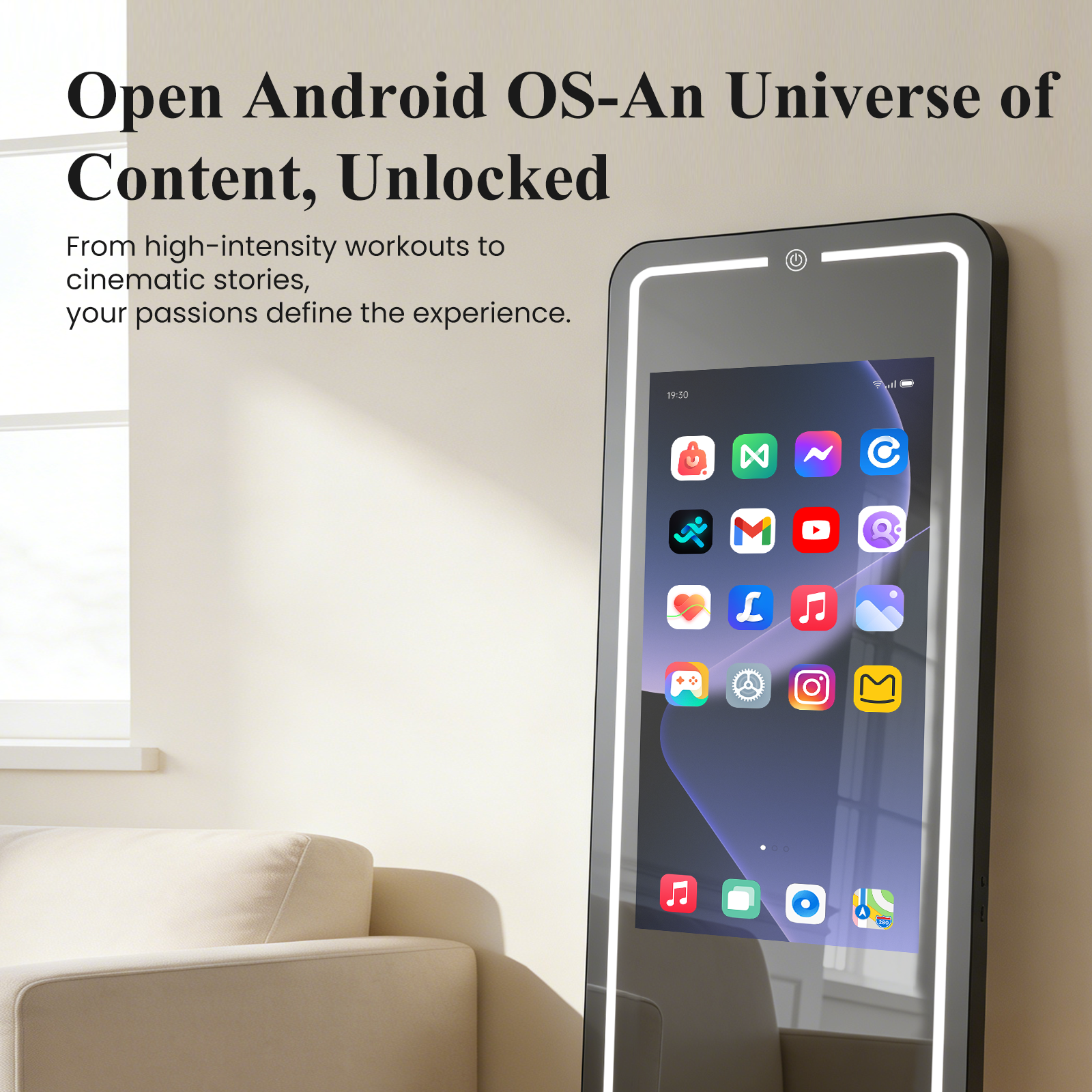 Smart Gym Mirror for Home Work - огляд і ціна Home Gym Video