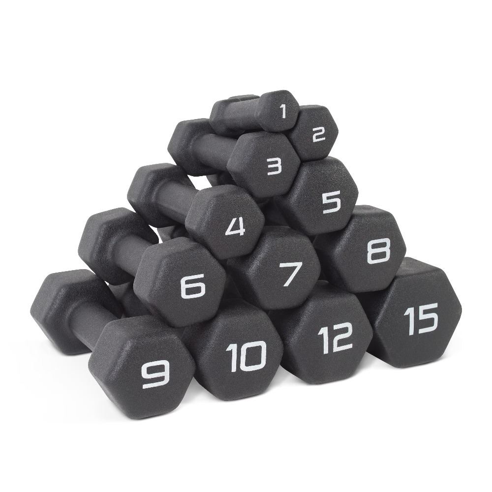 1lb Black Neoprene Dumbbell Pa - огляд і ціна Fitness Home Gym Equipment