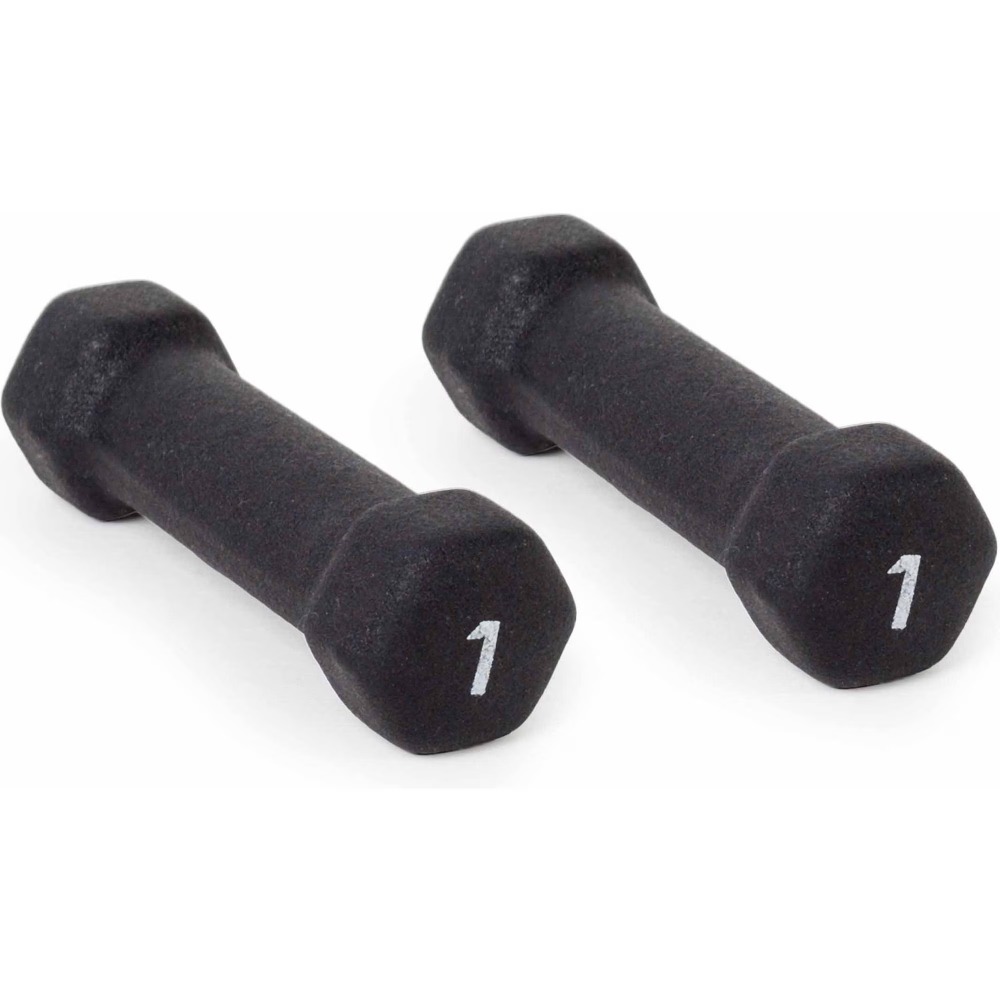 1lb Black Neoprene Dumbbell Pa - огляд і ціна Fitness Home Gym Equipment