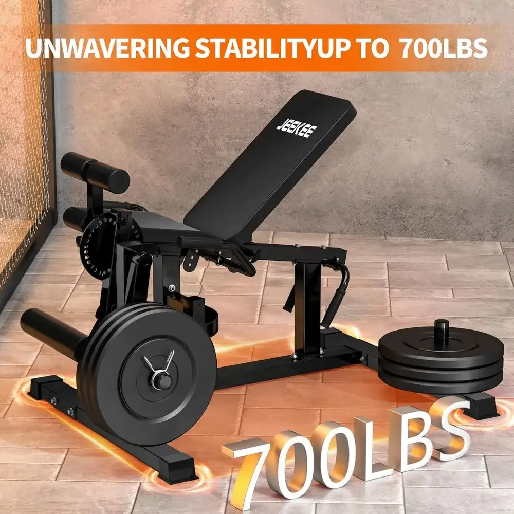 700LB Capacity Plate Loaded Le - огляд і ціна Home Gym Quad Machine