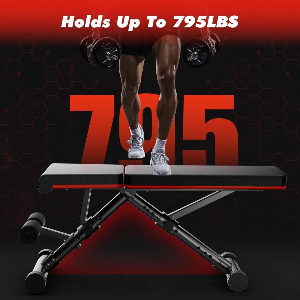 Adjustable Weight Bench for Ho - огляд і ціна Home Gym Equipments