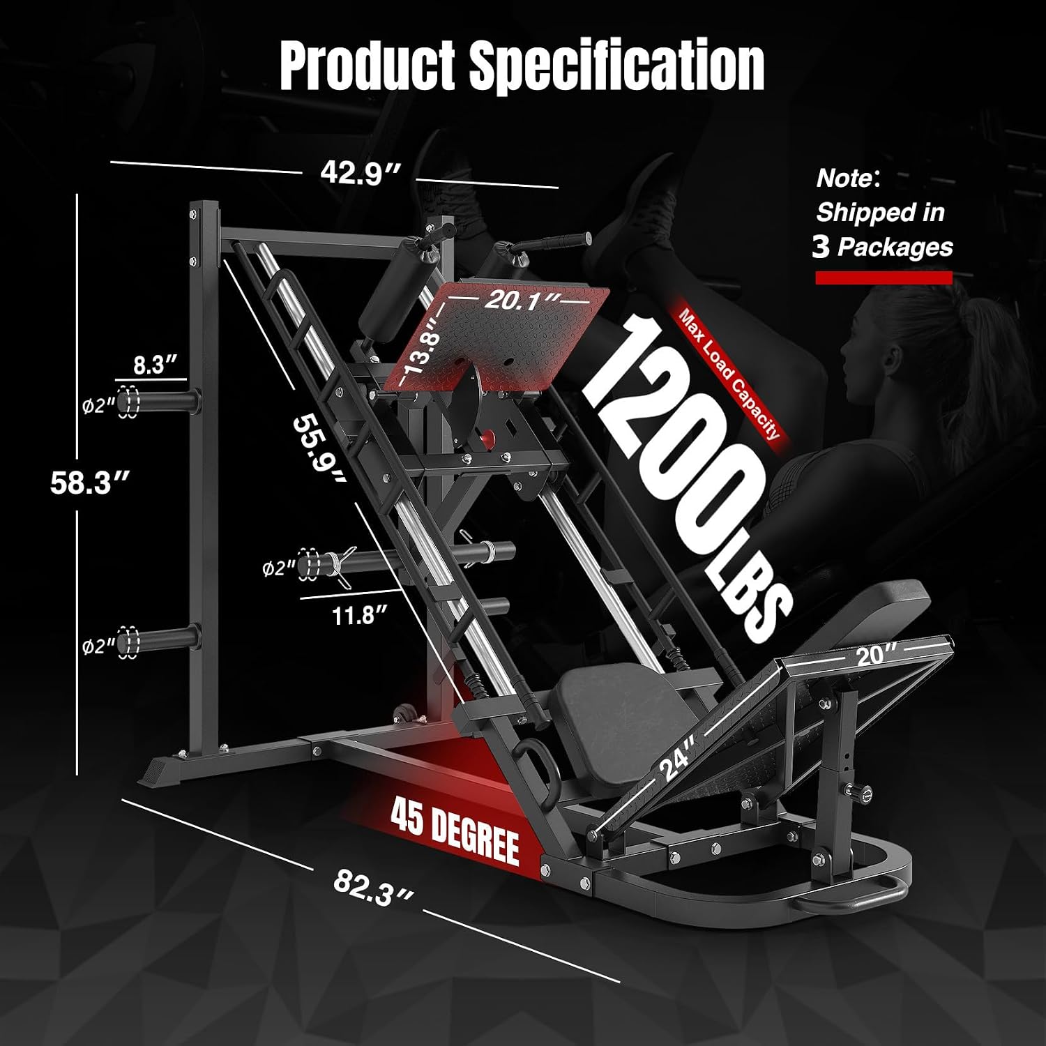 Dripex Leg Press Machine, Hack - огляд і ціна Home Gym With Leg Press