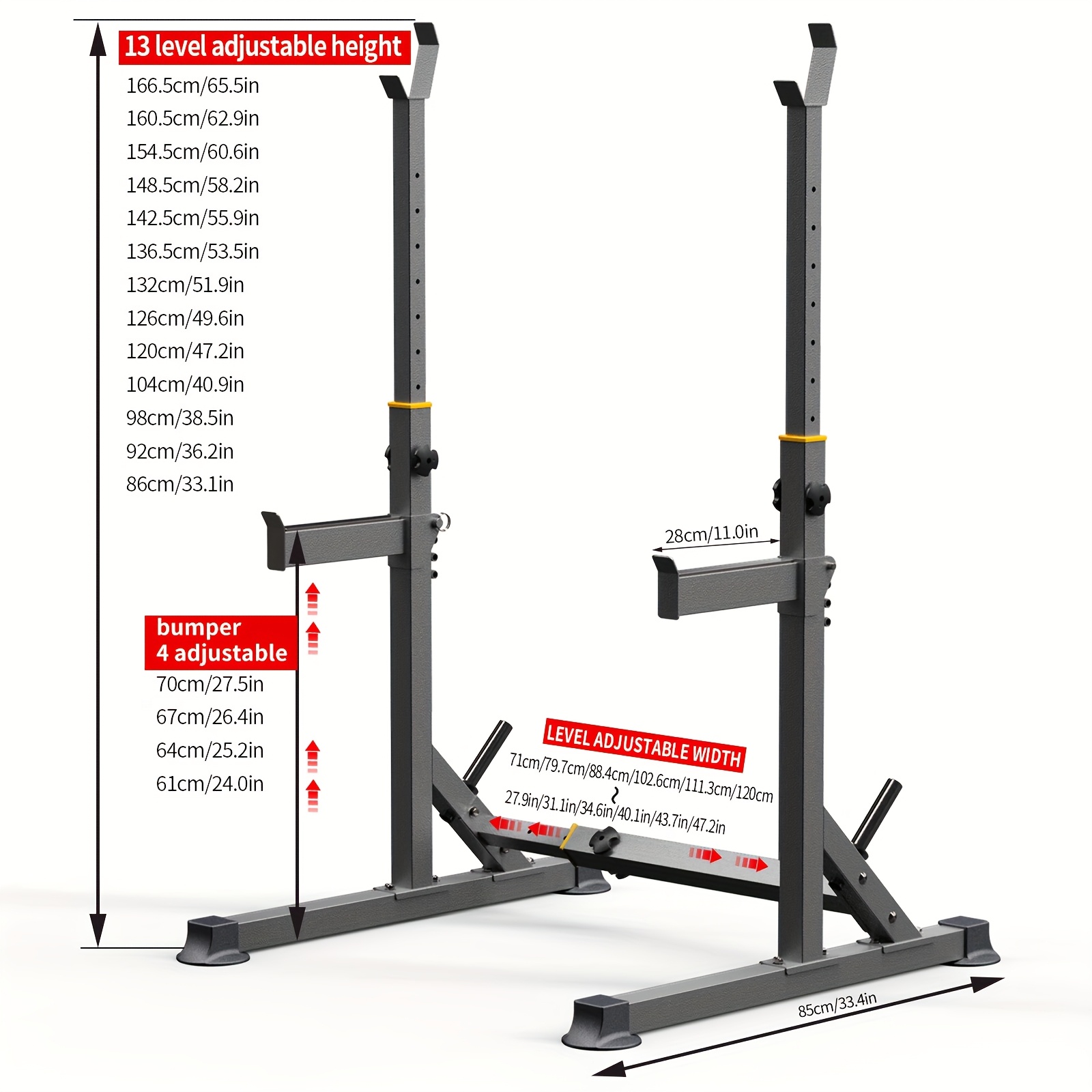 1 Squat Stand With Barbell Wei - огляд і ціна Fitness Home Gym Equipment