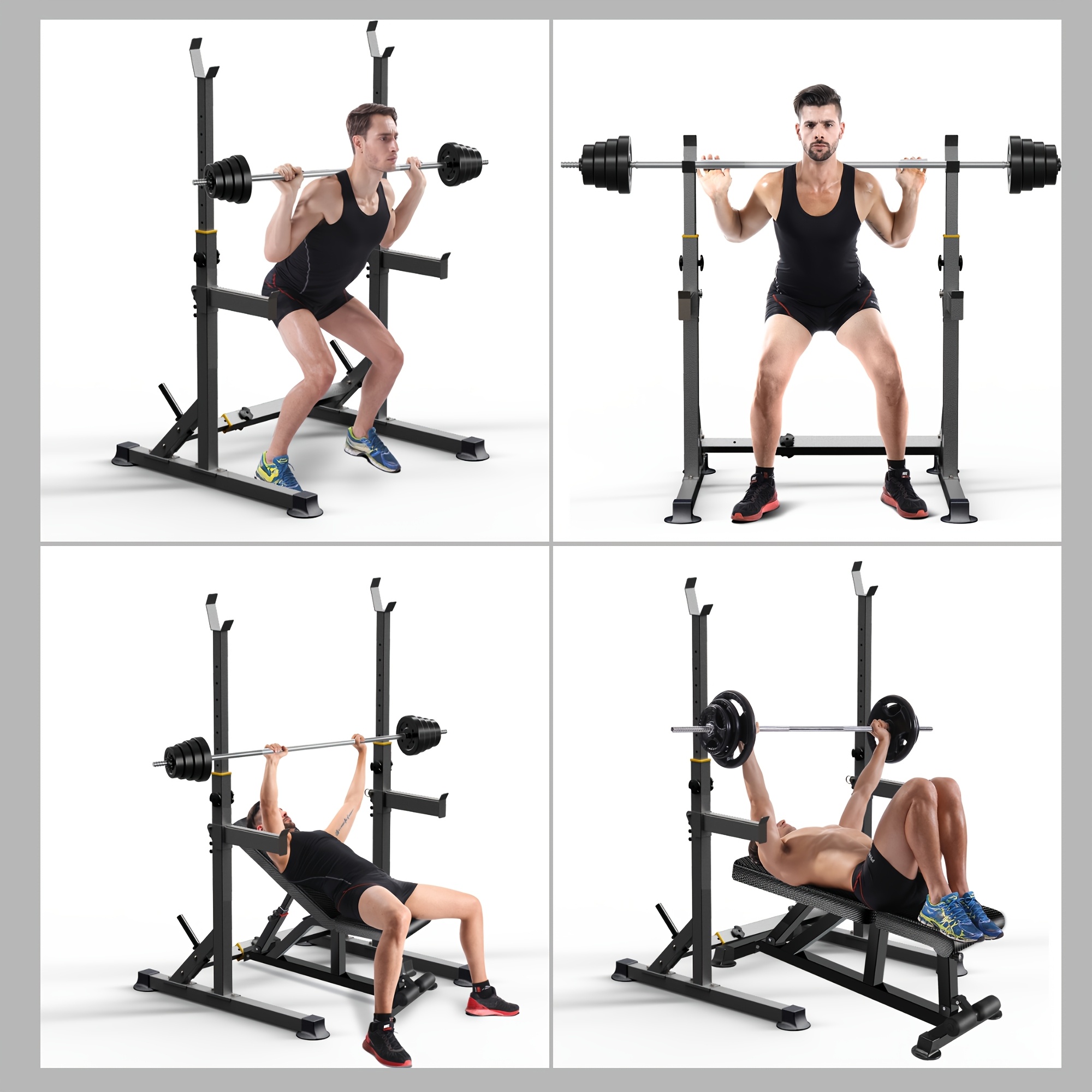 1 Squat Stand With Barbell Wei - огляд і ціна Fitness Home Gym Equipment