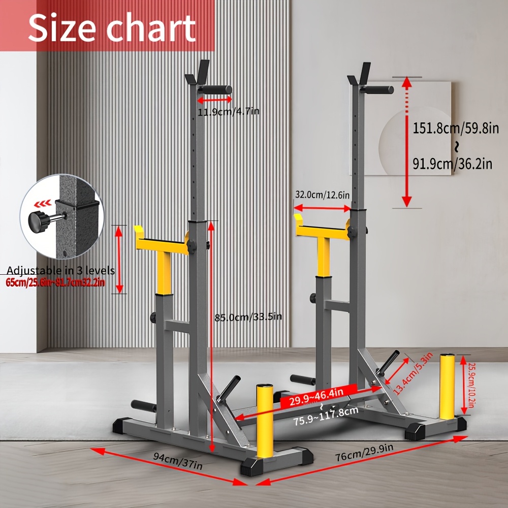 1 Squat Stand With Barbell Wei - огляд і ціна Fitness Home Gym Equipment