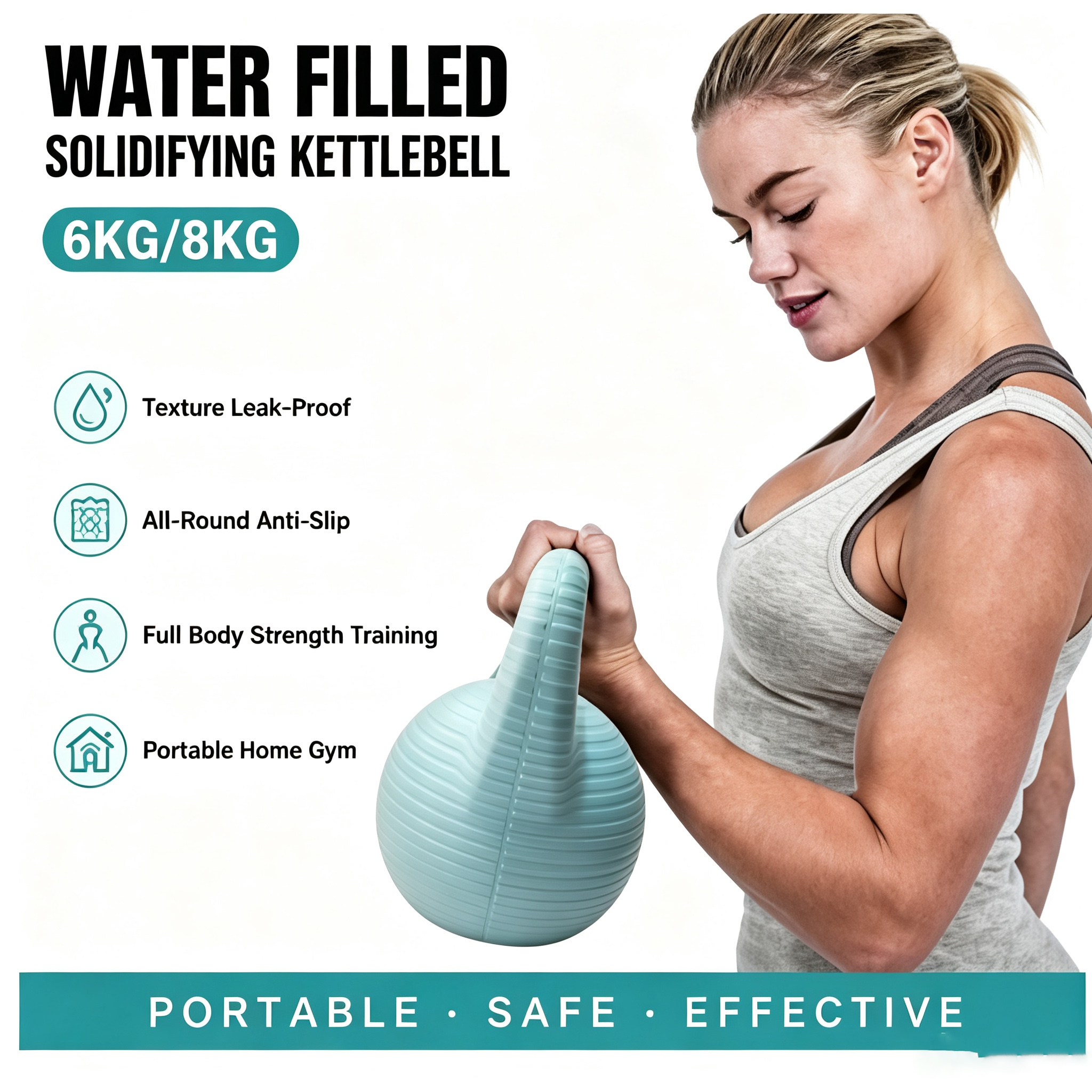 6/8KG Water Filled Solidifying - огляд і ціна Home Gym Kettler
