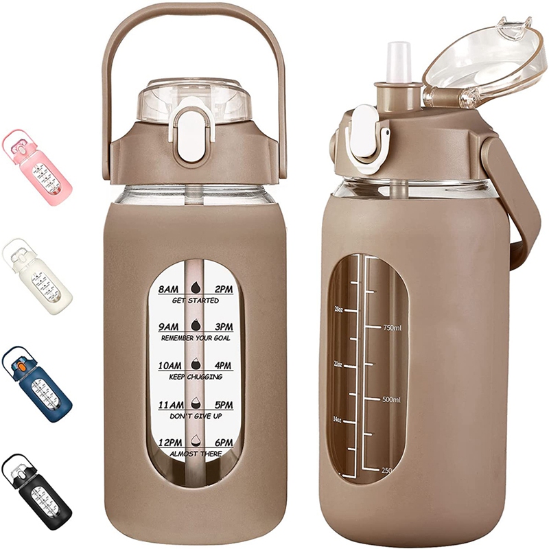 1000ML Glass Water Bottles Wit - огляд і ціна Home Gym Kettler